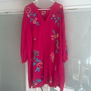 Johnny Was Arla Bishop sleeve embroidered dress 👗